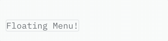 Moving modal animation